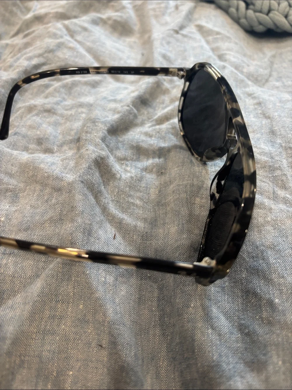 Ray-Ban Women's Tortoiseshell Grey Lens Aviator Sunglasses